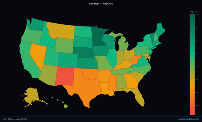 Interactive Geographic Map — Distribution analytics chart